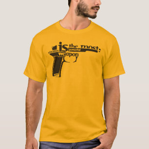 Bildung ist die mächtigste Waffe T-Shirt