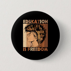 Bildung ist Dom Schwarzer Lehrer Bücher Schwarze G Button