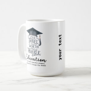 Bildung ist eine neue mächtige Waffe Kaffeetasse