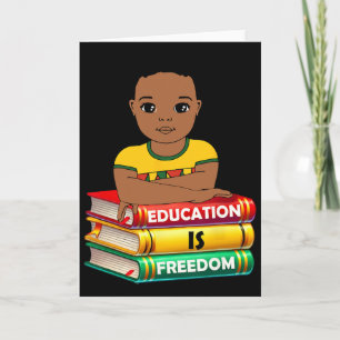 Bildung Ist Freiheit Black History Month Afrikanis Karte