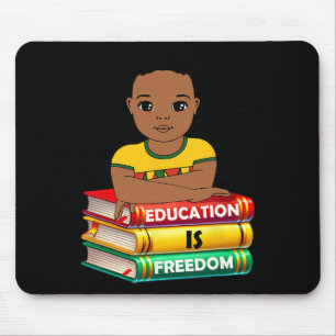 Bildung Ist Freiheit Black History Month Afrikanis Mousepad