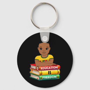 Bildung Ist Freiheit Black History Month Afrikanis Schlüsselanhänger