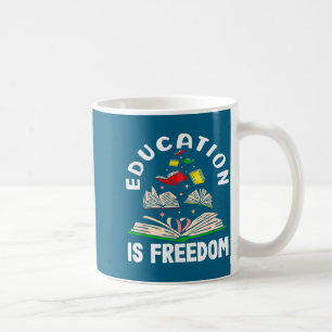 Bildung ist Freiheit Black History Month Kaffeetasse