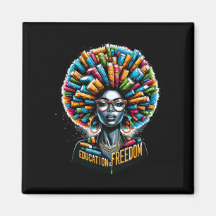 Bildung ist Freiheit Black History Month Lehrer B Magnet