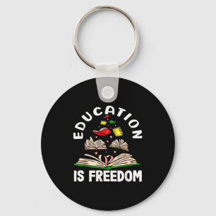 Bildung ist Freiheit Black History Month  Schlüsselanhänger