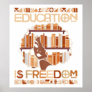 Bildung ist Freiheit Poster