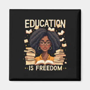 Bildung ist freiheitlich stolz afrikanischer ameri magnet