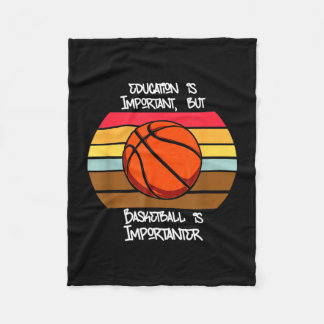 Bildung ist wichtig, aber Basketball ist Fleecedecke