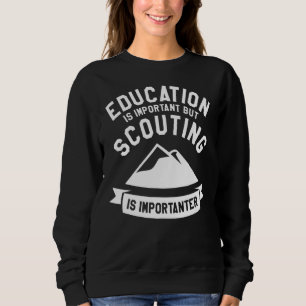 Bildung ist wichtig, aber Sprechen ist wichtig Sweatshirt