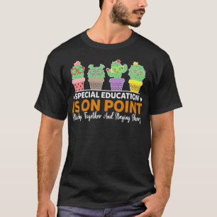 Bildung Kindergarten Lehrer Kaktus Liebe T-Shirt