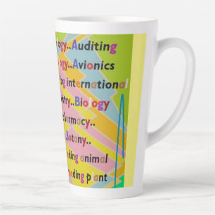 Bildung Learning Design in gemischten Farben Milchtasse