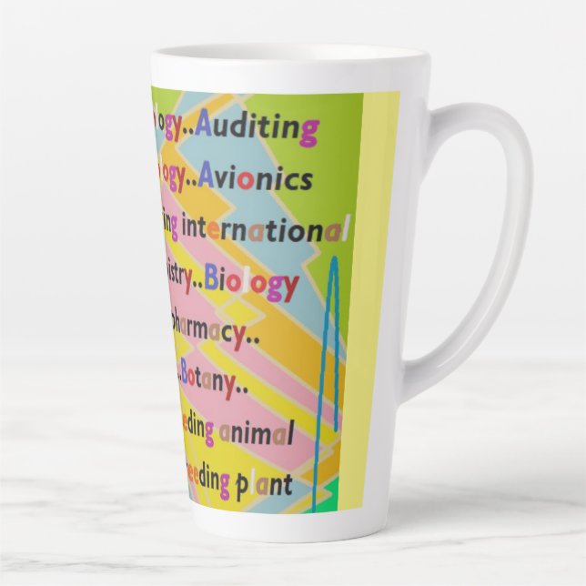Bildung Learning Design in gemischten Farben Milchtasse (Rechts)