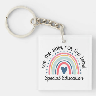 Bildung-Lehrerhemd, Sped Teacher Schlüsselanhänger