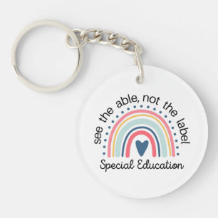 Bildung-Lehrerhemd, Sped Teacher Schlüsselanhänger