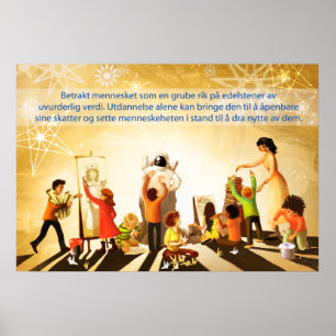 Bildung (Norwegisch) Poster