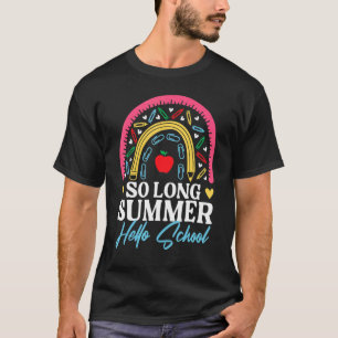 Bildung Schuljahr zurück zur Schule T-Shirt