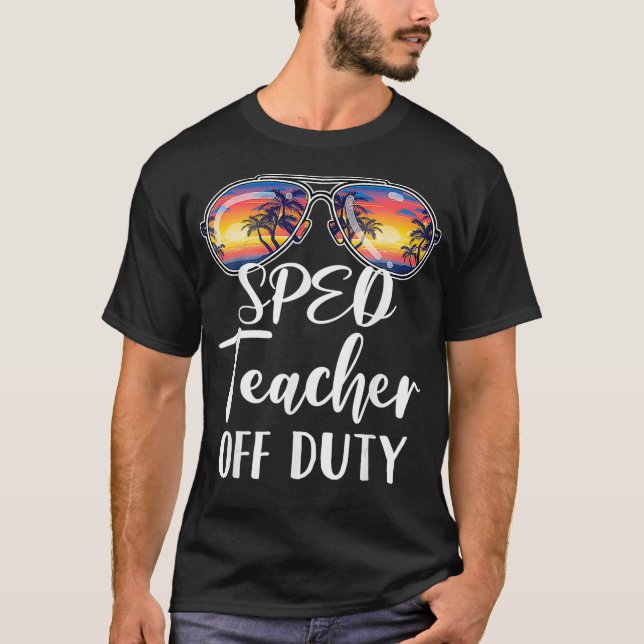 Bildung SPED Lehrer des Toten aus der Luft T-Shirt (Vorderseite)