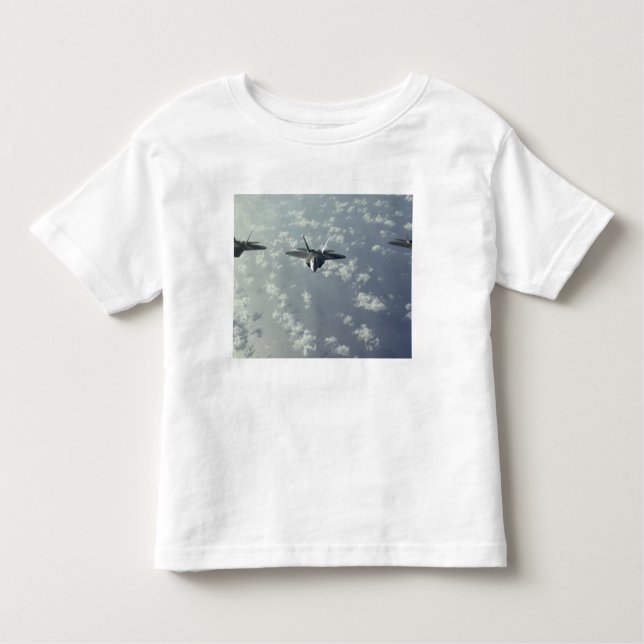 Bildung von F-22-Raptoren auf drei Schiffen Kleinkind T-shirt (Vorderseite)