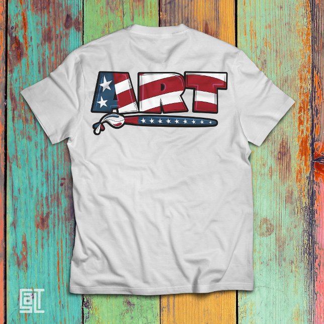 Bildungs-Patriotic Art Design T-Shirt (Von Creator hochgeladen)