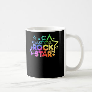 BILDUNGSROCKSTAR Funny Teacher Zurück zur Schule Kaffeetasse