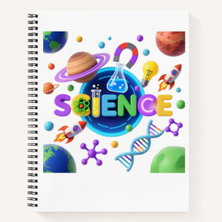 Bildungstypografie für Wissenschaftsliebhaber Notizbuch