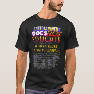 Bildungsverantwortung Eltern & Lehrer Vs Unterhalt T-Shirt