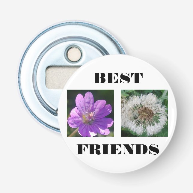 Bildvorlage für die besten Freunde Flaschenöffner (Vorderseite)