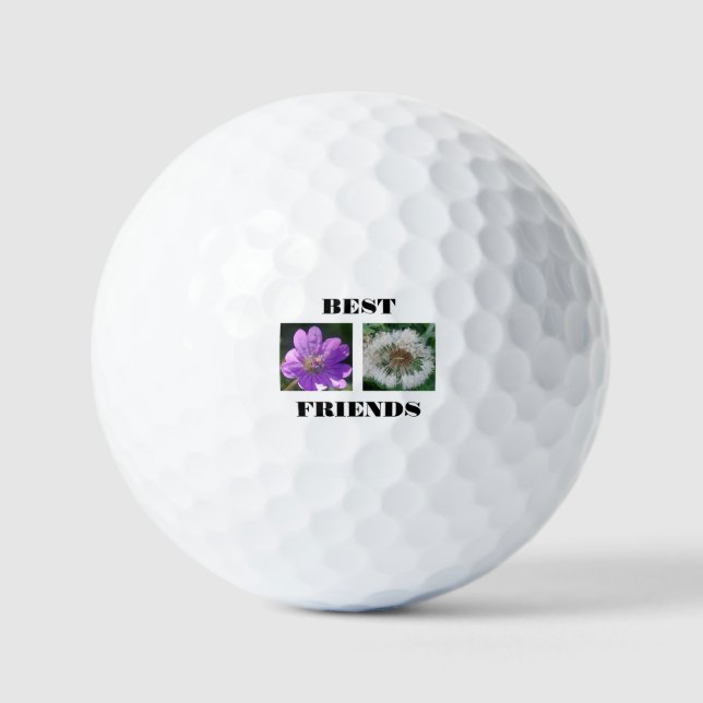 Bildvorlage für die besten Freunde Golfball (Vorderseite)