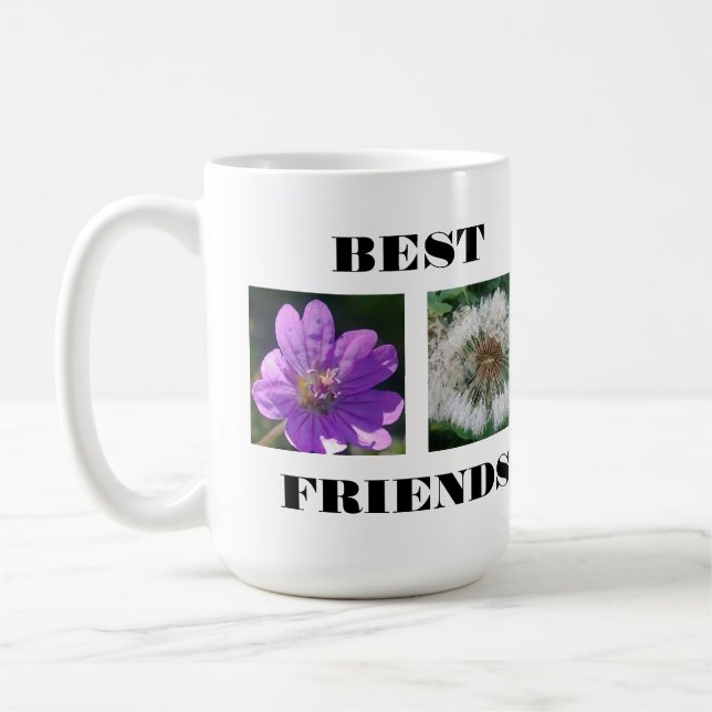 Bildvorlage für die besten Freunde Kaffeetasse (Links)