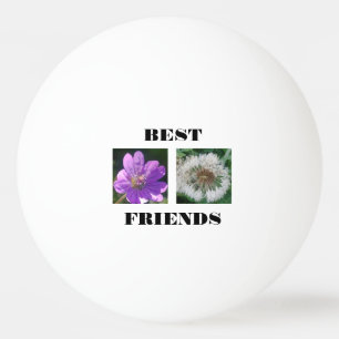 Bildvorlage für die besten Freunde Tischtennisball