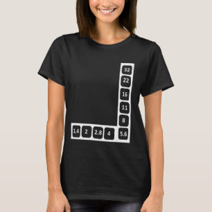 Bildwerte Offizielle Fotografen-Kamerasymbole T-Shirt