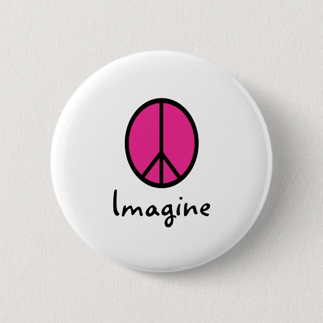 Bildzeichen PINK PEACE Button (Vorderseite)