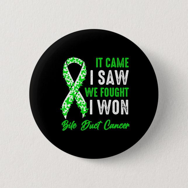 Bile Duct Cancer Awareness 1 Button (Vorderseite)