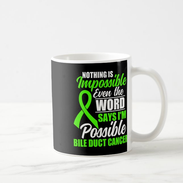 Bile Duct Cancer Awareness 2 Kaffeetasse (Rechts)