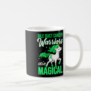 Bile Duct Cancer Awareness Warrior Fun Unicorn Kaffeetasse