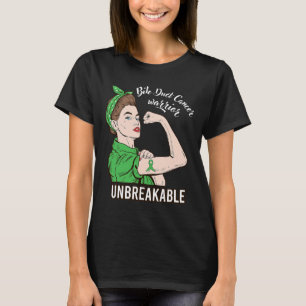 Bile Duct Cancer Warrior Unzerbrechliche starke Fr T-Shirt