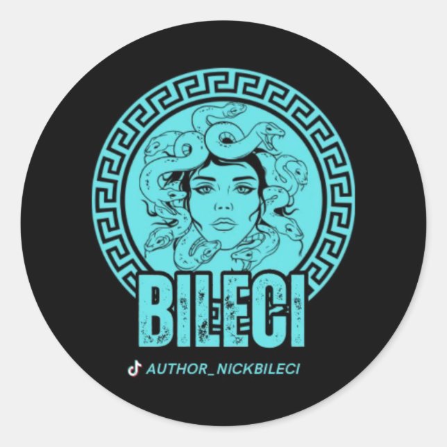 Bileci Logo-Aufkleber Runder Aufkleber (Vorderseite)