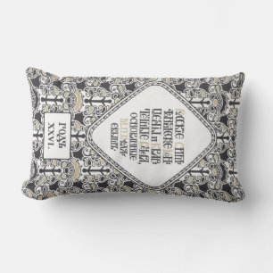 Bilibins Concert Program wirft pillow Lendenkissen