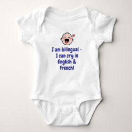 Bilingual Baby, Funny Gift Baby Baby Strampler