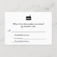 Bilingual Classic Kapel Wedding RSVP