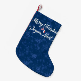 Bilingual French American Xmas Strumpf Kleiner Weihnachtsstrumpf