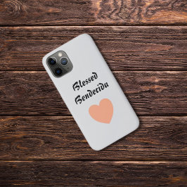 Bilingual Peach Fuzz Herzlich gesegnet Bendecida Case-Mate iPhone Hülle