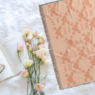 Bilingual Peach Fuzz Niedlich Linda Spanisch Decke