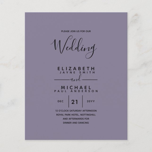 Bilingual Spanish BODA English Wedding (Vorderseite)
