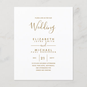 Bilingual Spanish BODA English Wedding