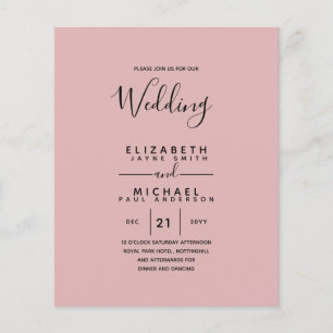 Bilingual Spanish BODA English Wedding