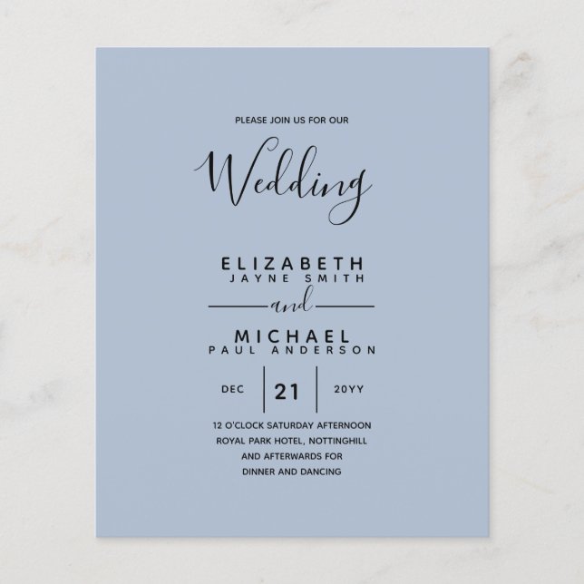 Bilingual Spanish BODA English Wedding (Vorderseite)