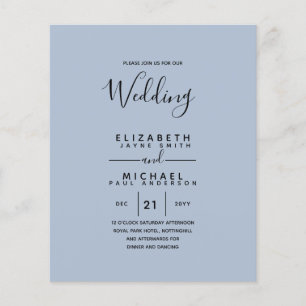 Bilingual Spanish BODA English Wedding
