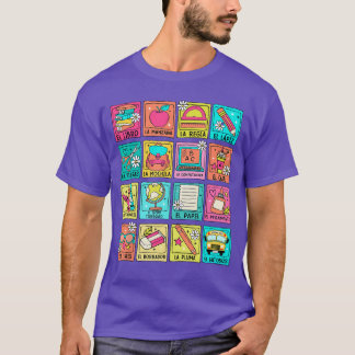Bilinguale Lehrerin Zurück zur Schule Spanischlehr T-Shirt