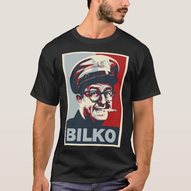 Bilko Phil Silvers Hope Retro Tv Original De T-Shirt (Vorderseite)